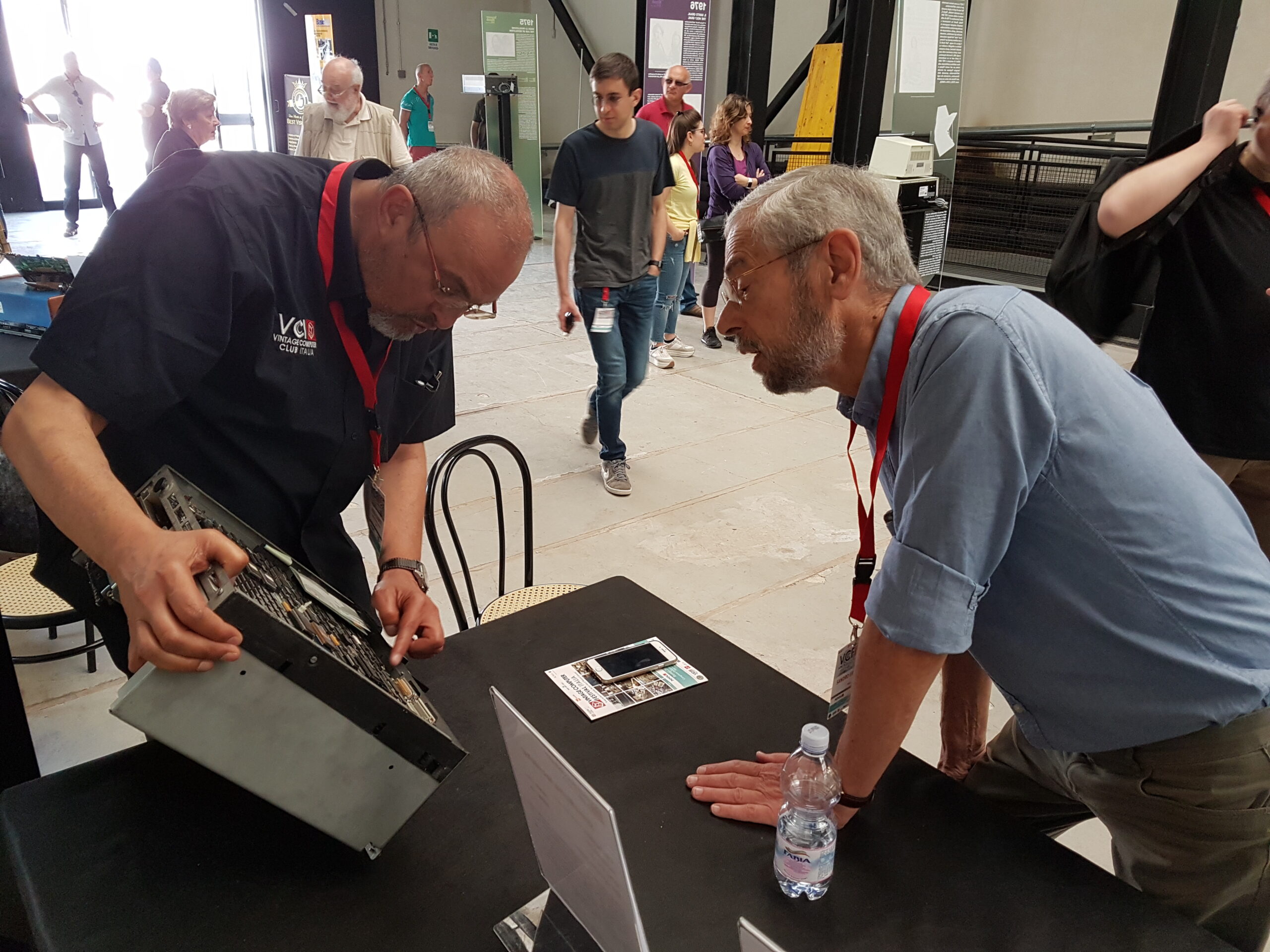 Con Sando Graciotti Progettista dell'Olivetti M24